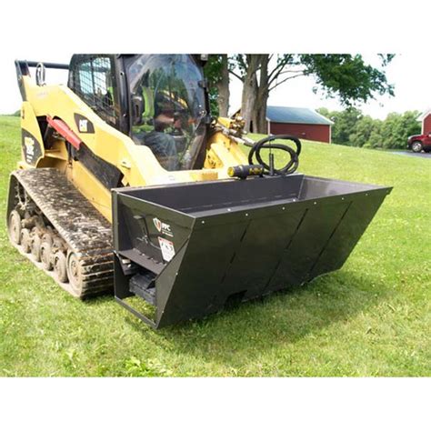 skid steer chip seal bucket|side discharge bucket for sale.